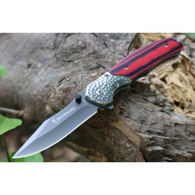 Browning FA70 fast opening micarta handle folding knife UD407748