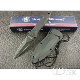 OEM SMITH & WESSON H.R.T TWO-EDGED SOLDIER FIXED BLADE KNIFE UDTEK00606