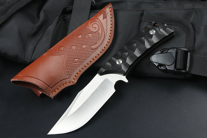 Outdoor JB009 fixed knife full tang no logo blank blade combat knife UD407756