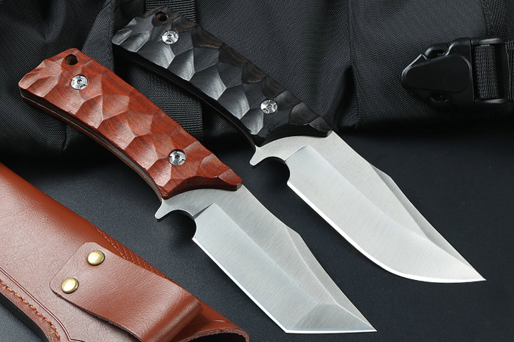 Outdoor JB009 fixed knife full tang no logo blank blade combat knife UD407756