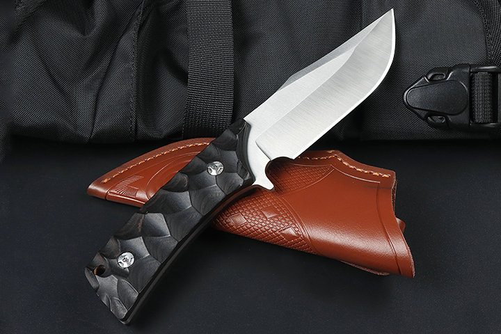 Outdoor JB009 fixed knife full tang no logo blank blade combat knife UD407756