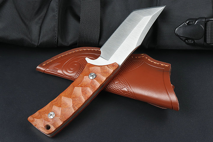 Outdoor JB009 fixed knife full tang no logo blank blade combat knife UD407756