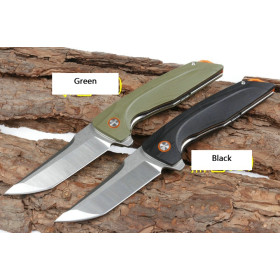 JJ035 Outdoor Folding Camping Pocket Knife Reverse Tanto Blade G10 Handle Folding Knife UD405529