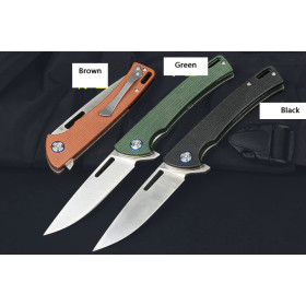 No Logo D2 Fast Opening Folding Pocket Tactical Survival Outdoor Knife With Axis UD407745