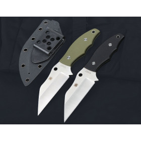 Spyderco C50 Full Tang And G10 Handle Fixed Knife With Kydex Sheath UD407823