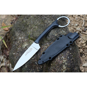 F197 fast opening line lock grey Titanium coated folding knife