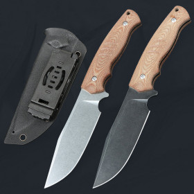 Night Eagle BK-028 14C28N Full Tang Fixed Blade Knife With K Sheath UD407852