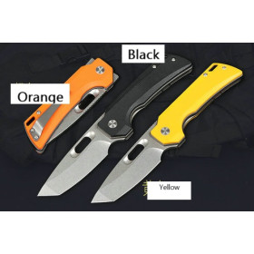 JJ102 Fast Opening Sandvik 14c28n Steel Camping Pocket Folding Knife UD407627