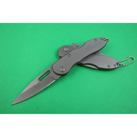 OEM X32 3Cr13 stainless steel folding knife with keychain UD401879