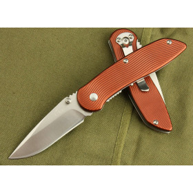 8Cr13 Stainless Steel BEE M024B Folding Knife Survival Knife with Aluminum Handle UDTEK01430