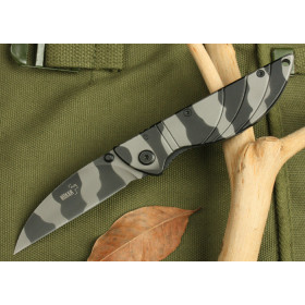 Steel Handle OEM BOKER 5002 Folding Knife UDTEK01423