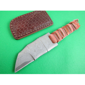 Boker Damascus Steel special Knife with two colors UDTEK01933