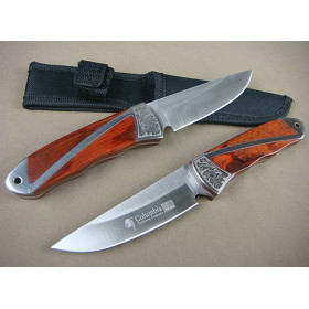 7CR13 OEM COLUMBIA HK308C FIXED BLADE HUNTING KNIFE UDTEK00209