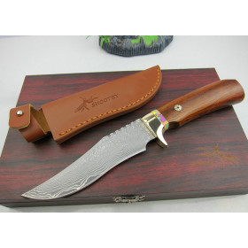 High Quality OEM Mantis M2 Collection Knife Damascus Steel Knife UDTEK01208