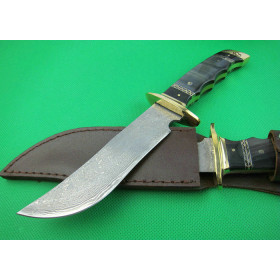 Brass Handle OEM Damascus Steel Hand Tools Camping Knife   UDTEK01306