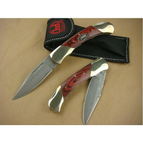 OEM DAMASCUS STEEL FOLDING KNIFE UDTEK00552