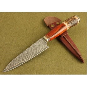 OEM DAMASCUS STEEL EMIRATES SIDE ARMS FIXED BLADE KNIFE UDTEK00565 