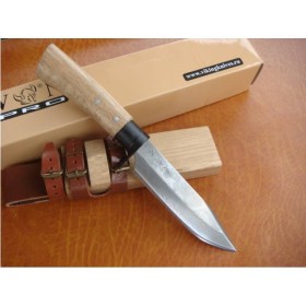 OEM KANETSUNE GUARDIAN KNIFE FIXED BLADE WOOD HANDLE HUNTING KNIFE UDTEK00598
