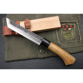 HIGH QUALITY OEM KANETSUNE BNSS HUNTING KNIFE WITH WOOD HANDLE UDTEK00601