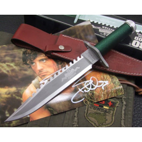OEM RAMBO II RESCUE KNIFE HAND-SIGNED MEMORIAL VERSION UD40447