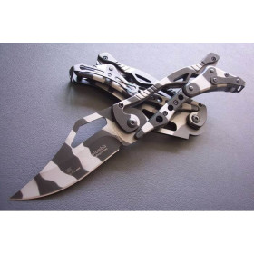 SMALL SIZED TIGER TATTOO&BLACK VERSION OEM SR MECHANICAL KNIFE UDTEK00525