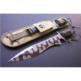 TIGER TATTOO VERSION OEM STRIDER FIXED BLADE KNIFE RESCUE KNIFE OUTDOOR KNIFE UDTEK00701