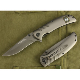 Strider.318 folding knife semi-automatic quick opening folding knife with steel titanium surface UDTEK01995