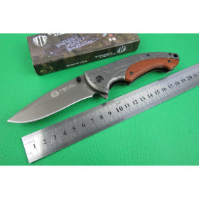 Strider B47 quick-open folding knife wooden handle UD401978