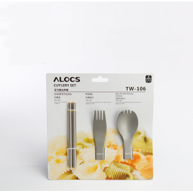 Alcos outdoor camping tableware chopsticks fork spoon UD16087
