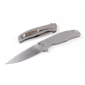 Bear head steel lock folding knife UD402311