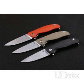 High quality steel lock bear head folding knife three colors UD402377