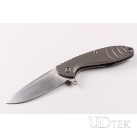 Music Titanium handle no logo folding knife UD403360