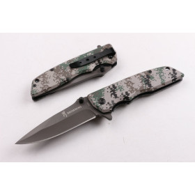 Browning DA80 fast opening camouflage back lock folding knife UD403398