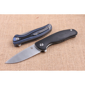 Bear head PA90S steel lock folding camping hunting knife UD404715