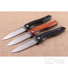 High-end piston 5CR15MOV stainless steel folding knife with thre different models UD404811