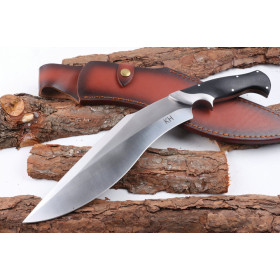 KHUKURI Ruler fixed blade knife machete with G10 handle UD404901