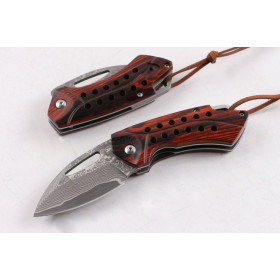 VG10 Damascus Little Hornets folding knife UD404908