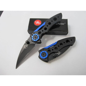 Mantis small folding knife blue color UD48422A