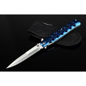 Cold Steel 26S all steel blue butterfly folding knife UD50057