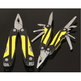 Outdoor colorful Multifunctional stainless steel folding pliers UD50125